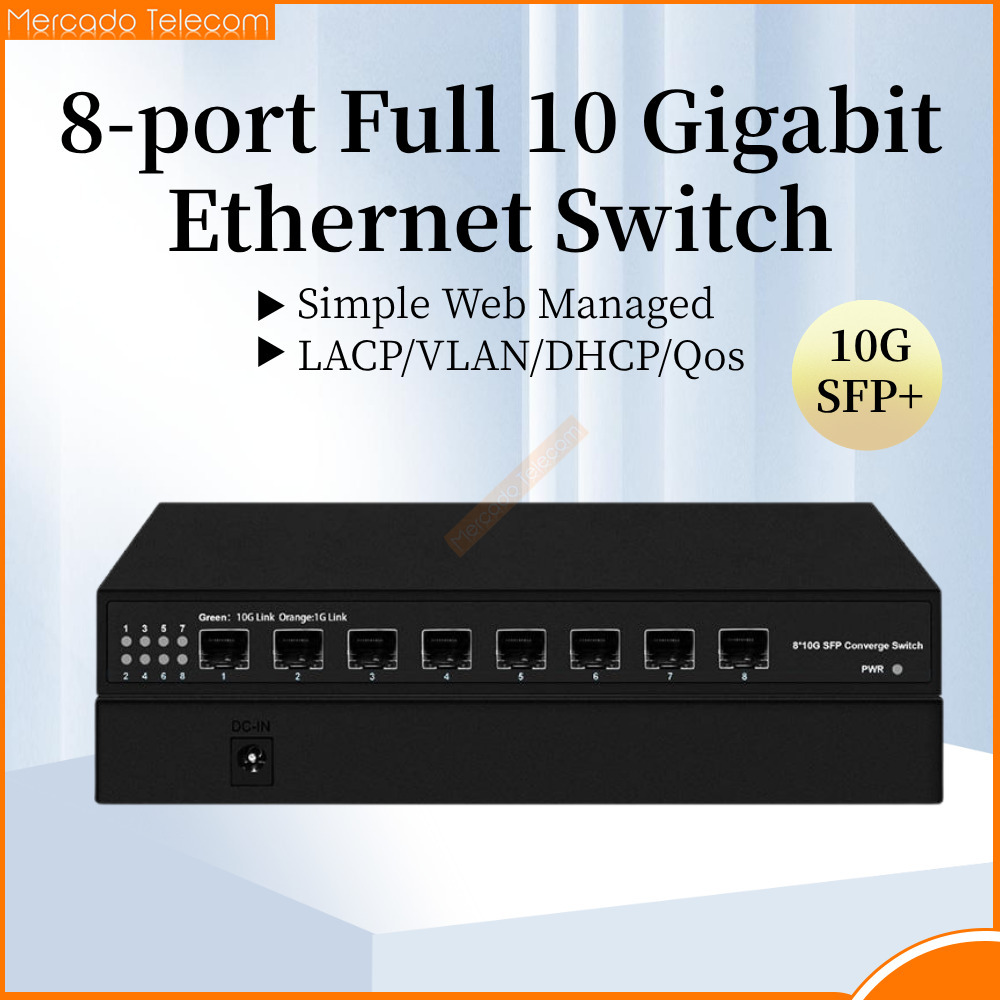 10G Sfp+ Switch 8 Port - 8 ポート 10G SFP+ イーサネット スイッチ