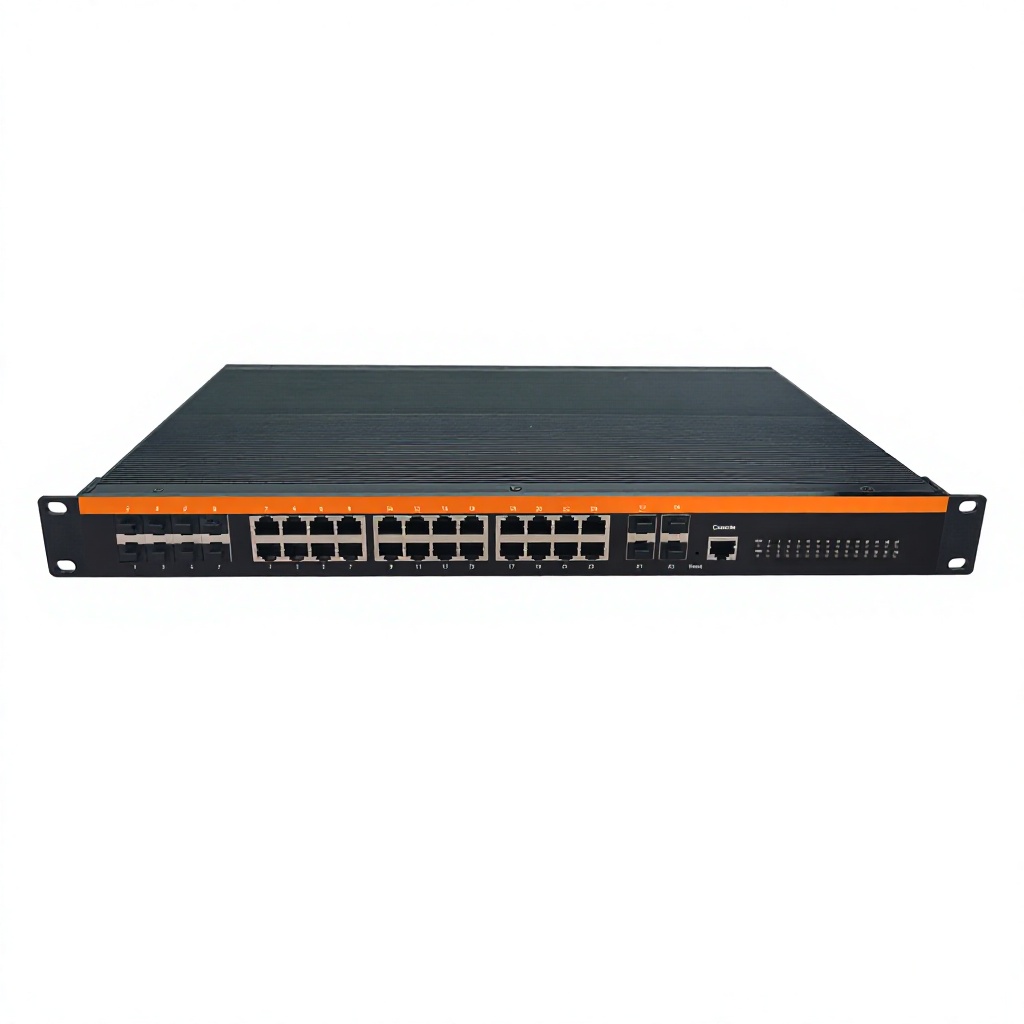 Layer 3 Switch 24 Port Sfp - レイヤー3管理型産業用スイッチ 4 10G SFP 8ギガビットコンボ 24ギガビットRJ45ポート