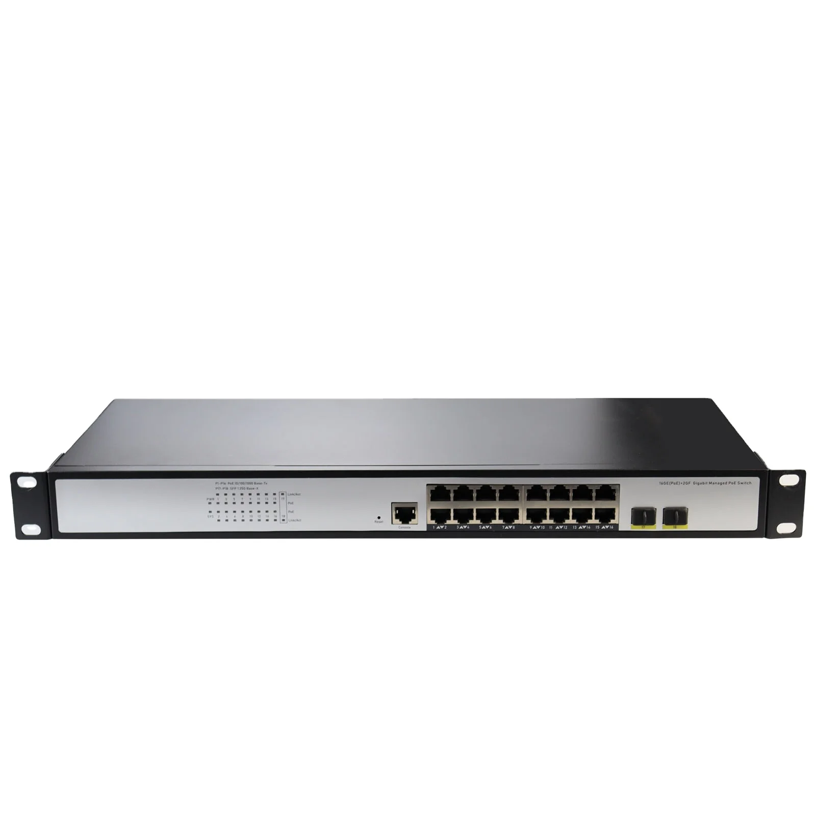 Poe Switch 16 Port 802.3At - L2+ 16ポート 10/100/1000T 802.3at PoE +