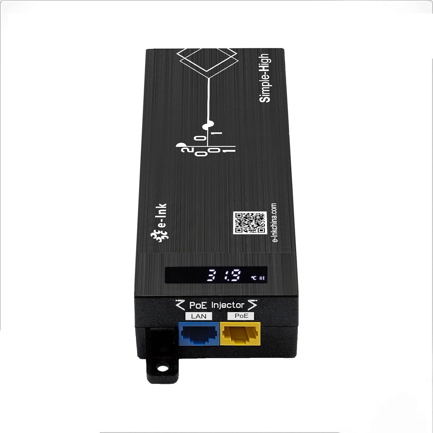 Poe Injector Gigabit 30W - AIスマートギガビットPoE+インジェクター 30W IEEE802.3af/at 1000M RJ45 85-265V