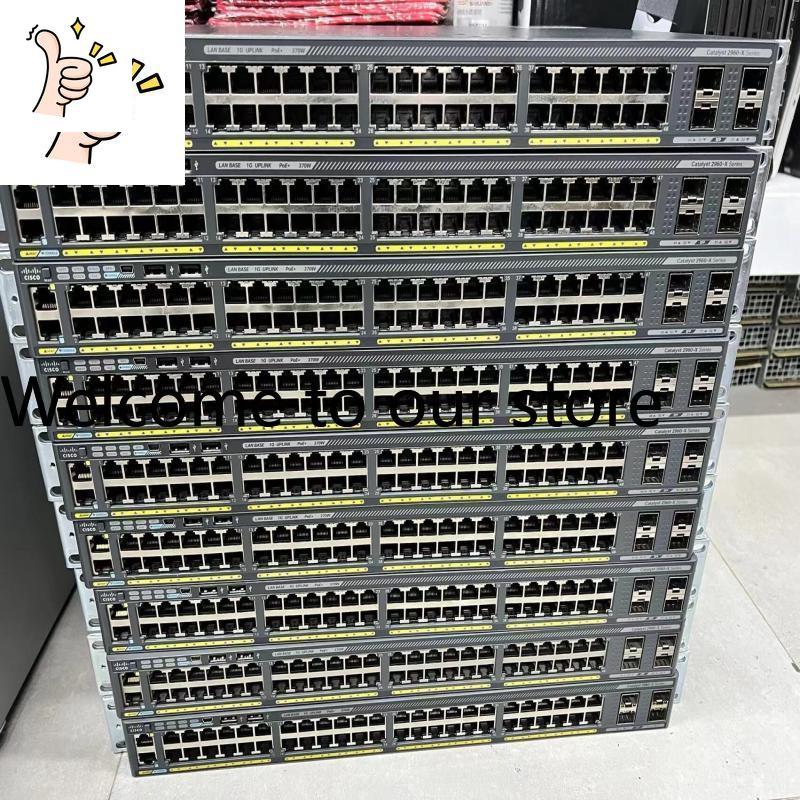 Switch 48 Port Poe Gigabit - WS-C2960X-48LPS-L 48ポート フルギガビットPOE電源供給 ネットワーク管理スイッチ