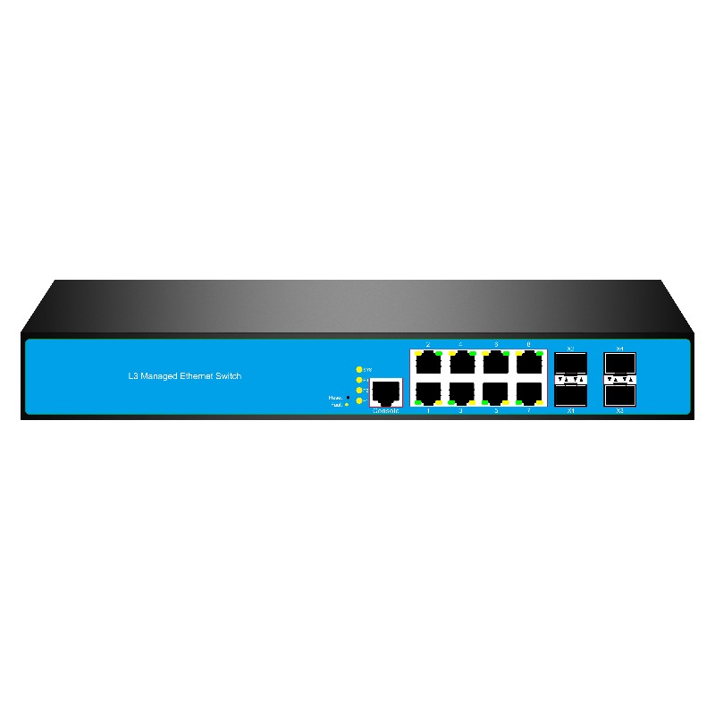 10G Sfp+ Switch 8 Port - 12ポート 8/PoE 4/10G SFP L3 マネージドネットワークスイッチ