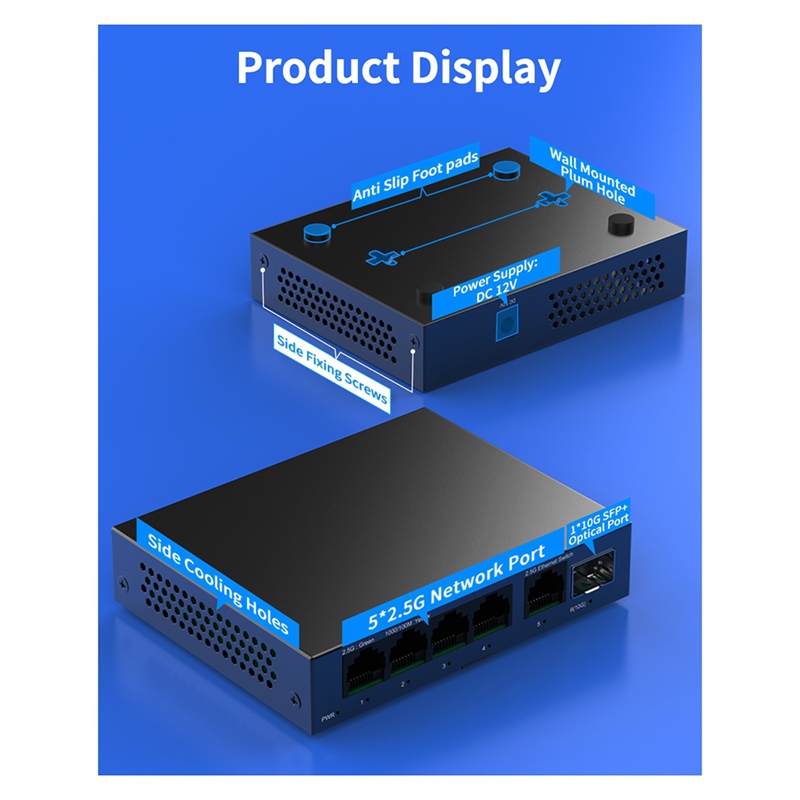 イーサネットネットワークスイッチ,自動,mdi mdix,プ - Switch 5 Port 2.5G Unmanaged のレビューと価格