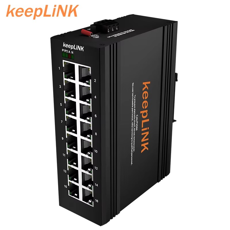 16ポート ギガビットスイッチ 産業用イーサネット アンマネ - Industrial Switch Din Rail Gigabit のレビューと価格