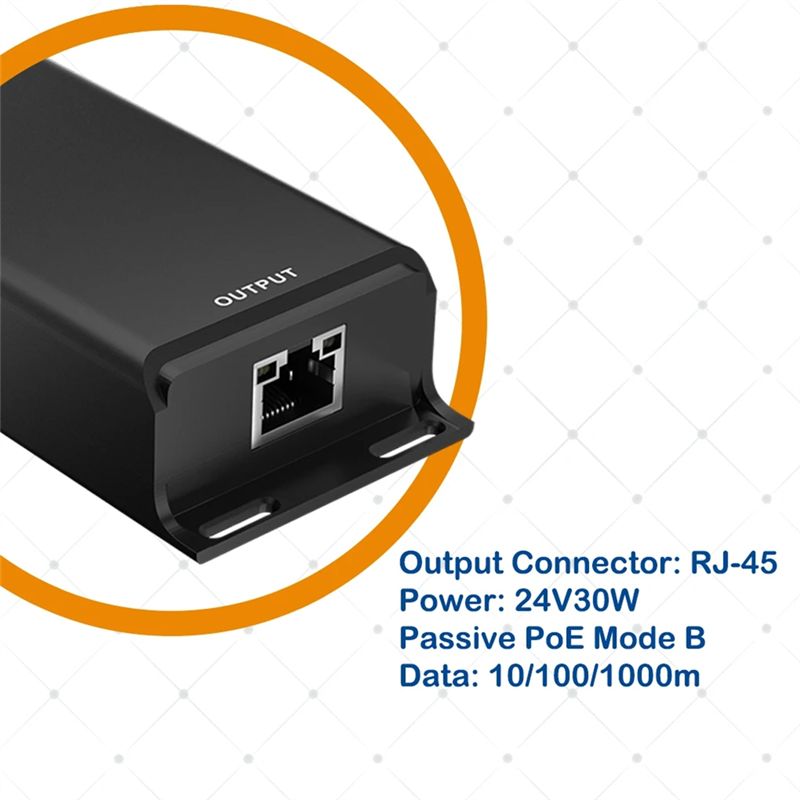 DT21 ギガビットPoEインジェクター、12-60V入力か - Poe Injector Gigabit 30W のレビューと価格