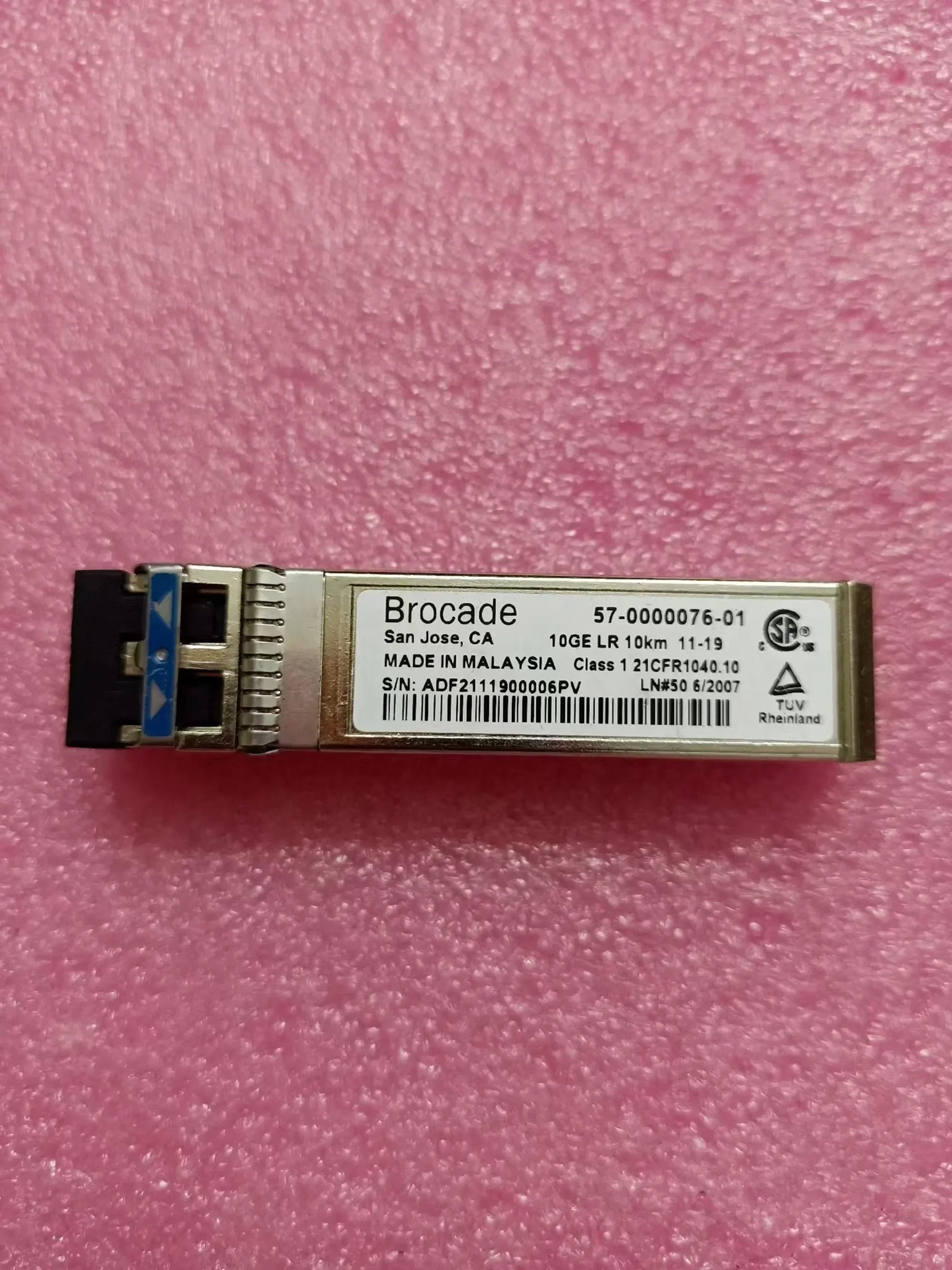 New Brocade 10GB 10KM SFP+モジュー - Sfp Module 10G Lr のレビューと価格