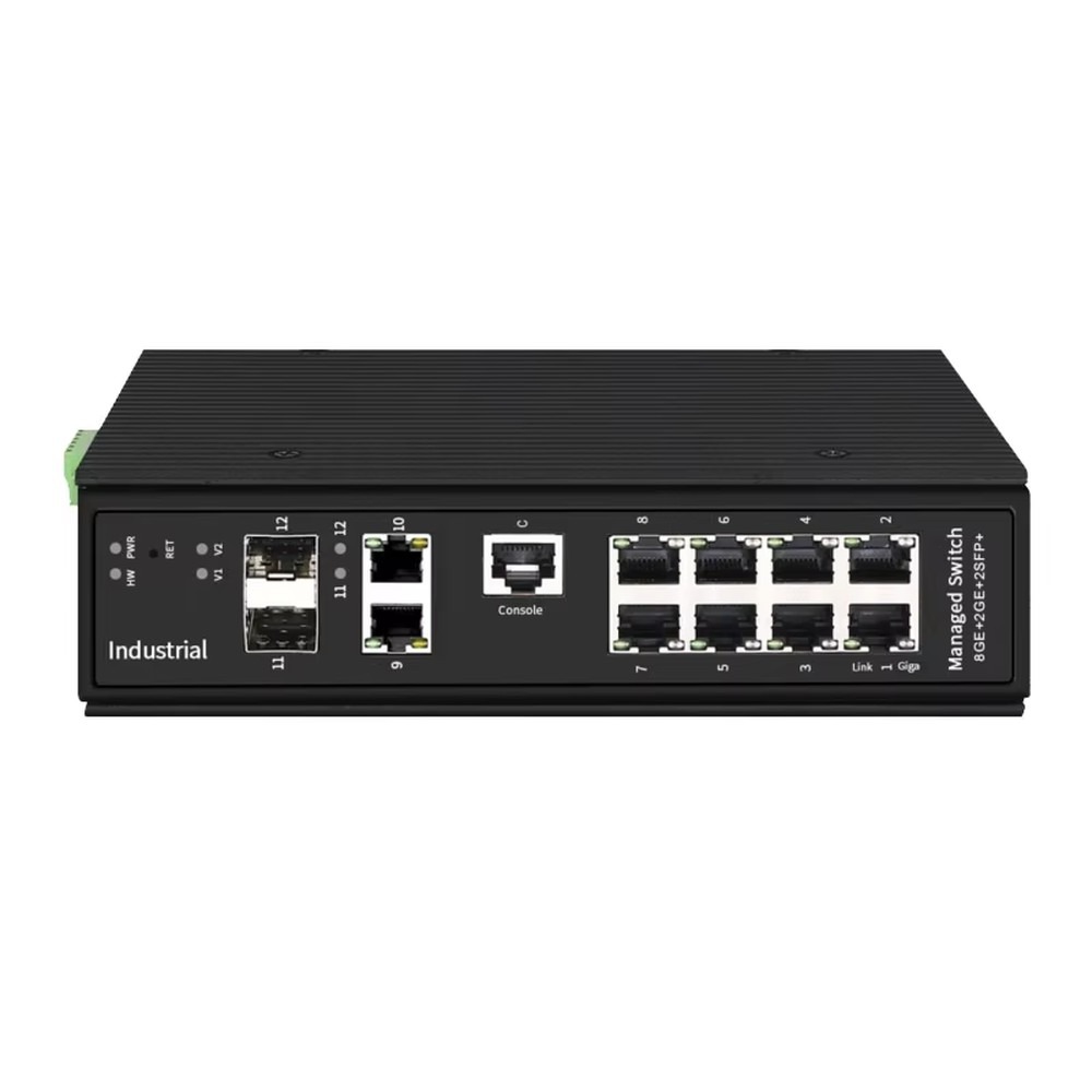 産業用DINレール8ポートギガビットL3マネージドスイッチ、 - Industrial Switch Din Rail Gigabit のレビューと価格