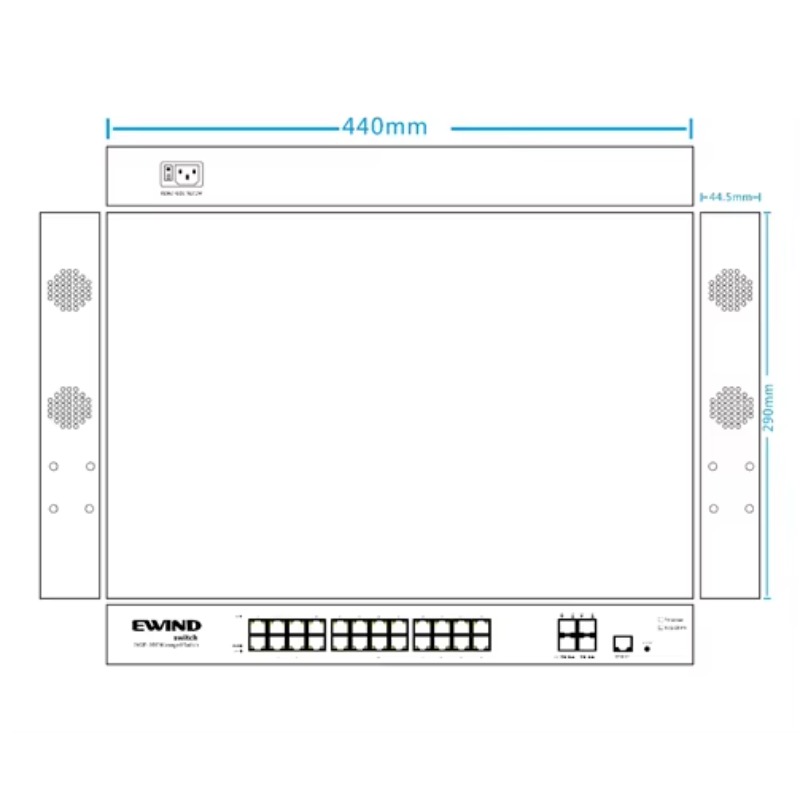 EW S5728GM AP L2/L3管理型PoEスイッチ。 - Switch 24 Port 10G Uplink のレビューと価格