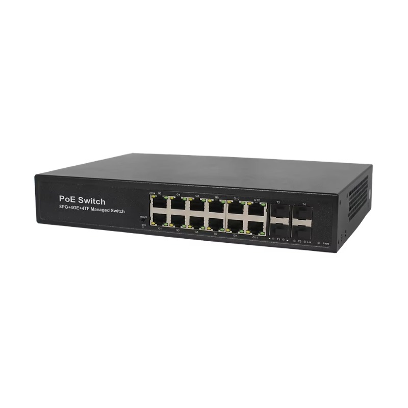 8*10/100/1000M PoEポート、4*1G RJ4 - 10G Sfp+ Switch 8 Port のレビューと価格