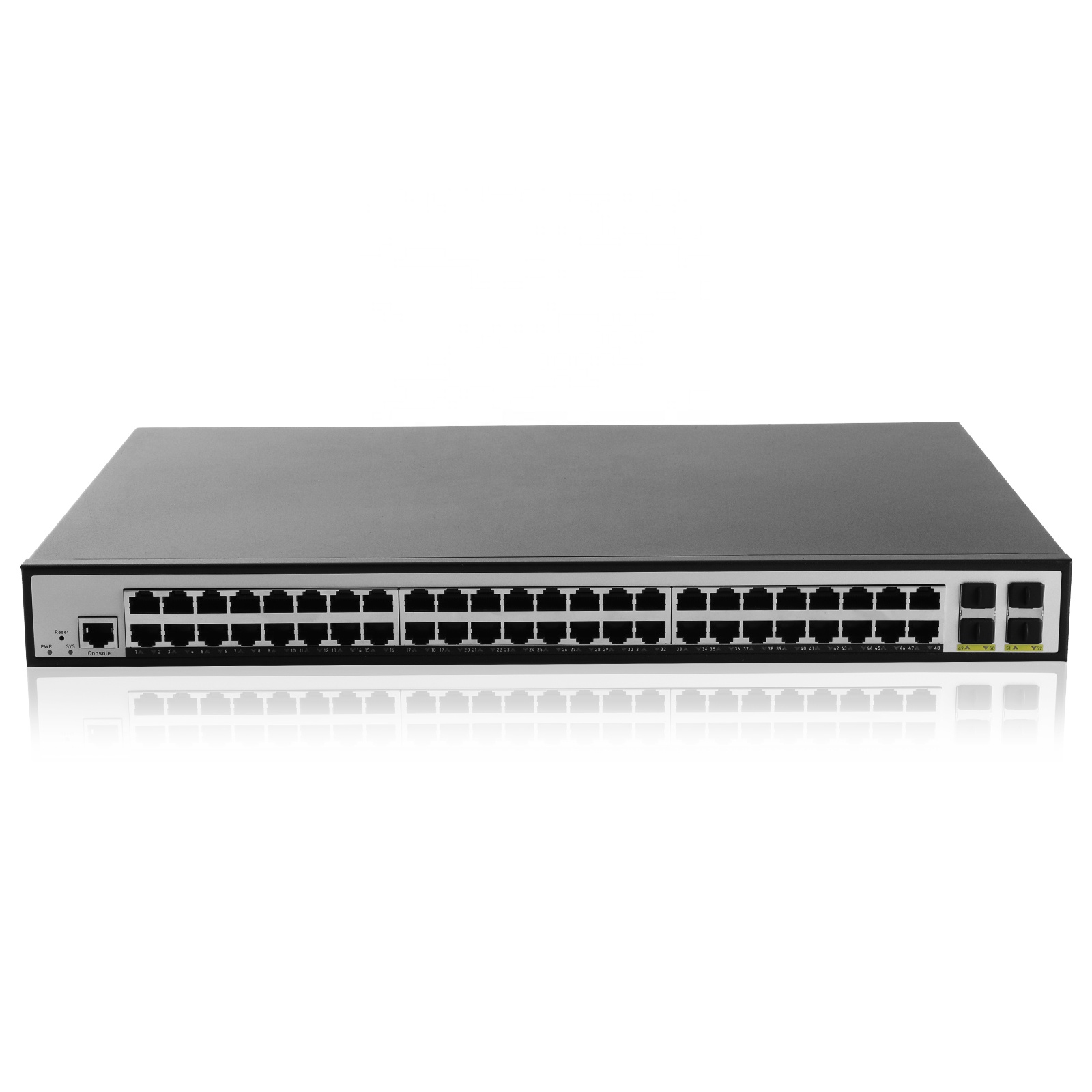 48GE 4ギガビットSFP OEM 4アップリンクL2マネ - Network Switch Rack Mount 1U のレビューと価格