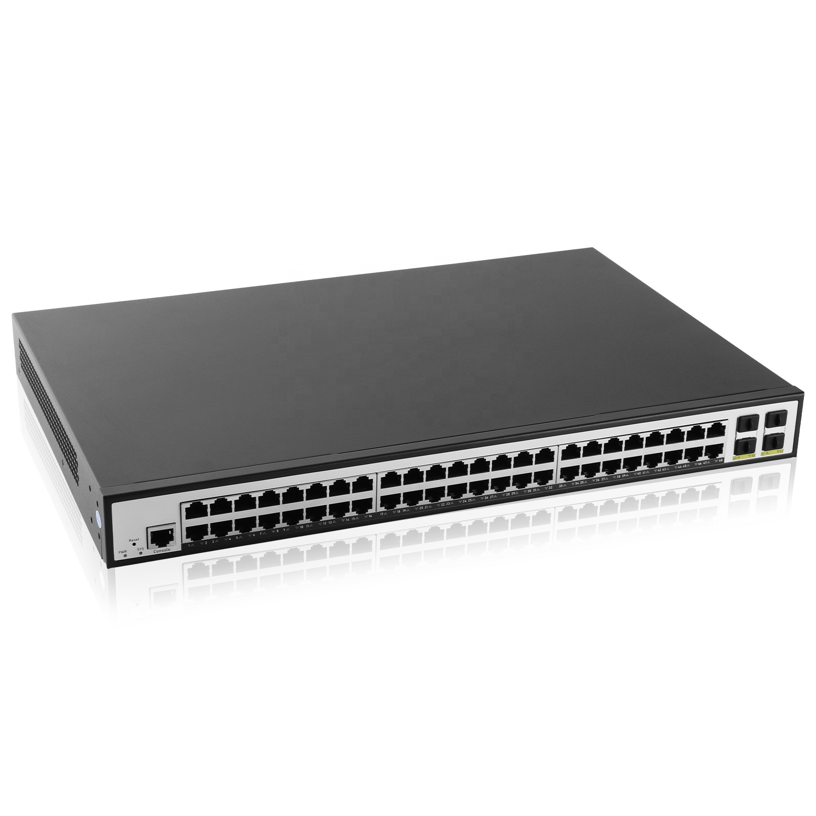48GE 4ギガビットSFP OEM 4アップリンクL2マネ - Network Switch Rack Mount 1U のレビューと価格