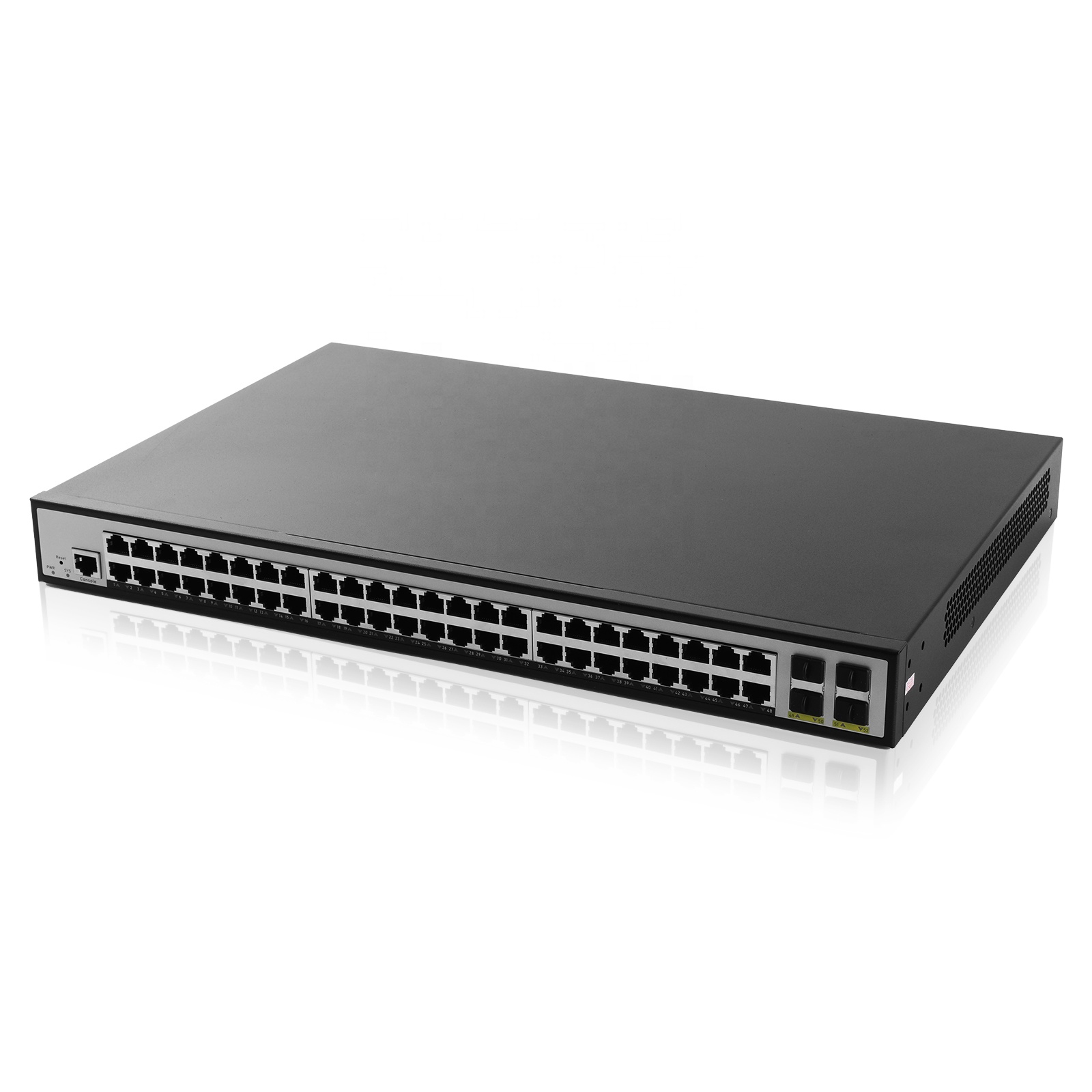 48GE 4ギガビットSFP OEM 4アップリンクL2マネ - Network Switch Rack Mount 1U のレビューと価格