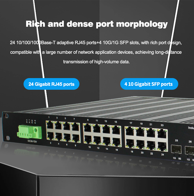 19インチラックマウントL3マネージド産業用イーサネットスイ - Switch 24 Port 10G Uplink のレビューと価格
