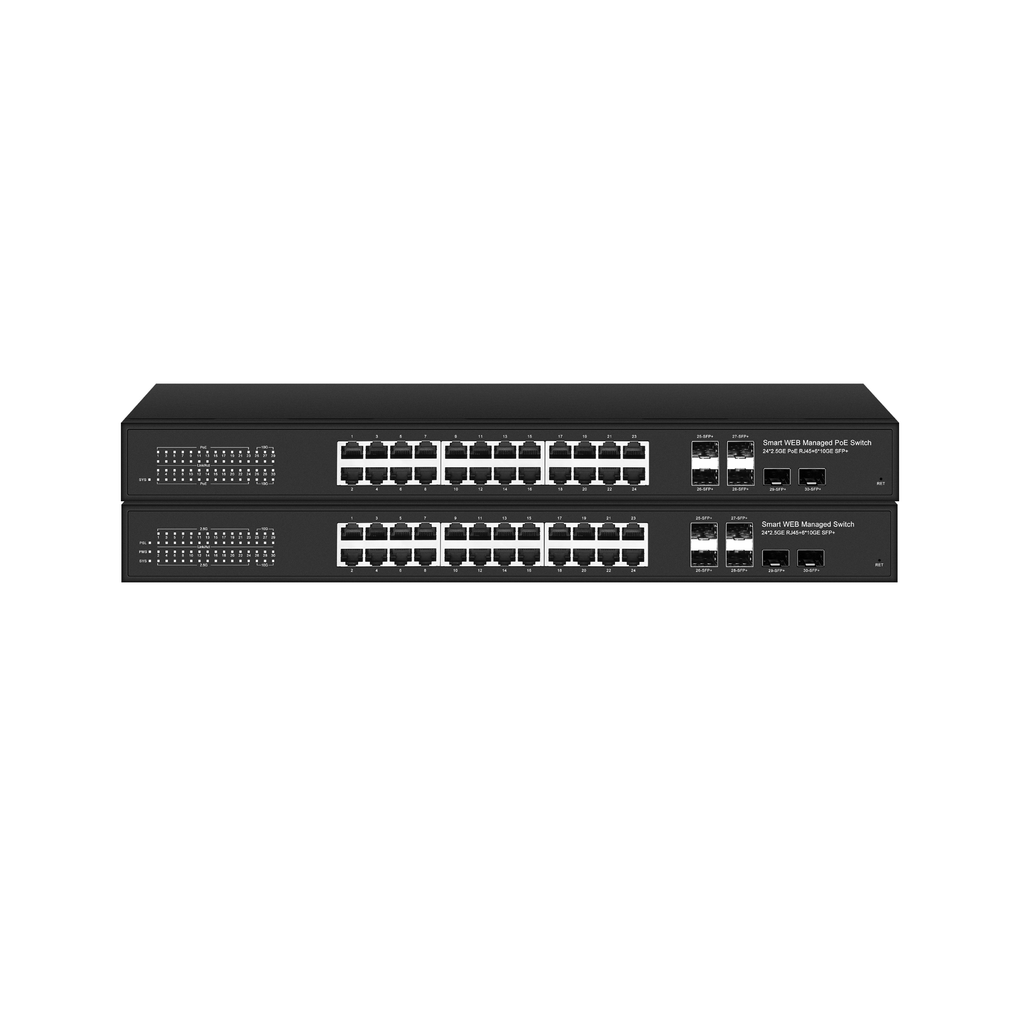 Lite-smart poeスイッチ、24ポート、2.5g、 - Switch 24 Port 10G Uplink のレビューと価格