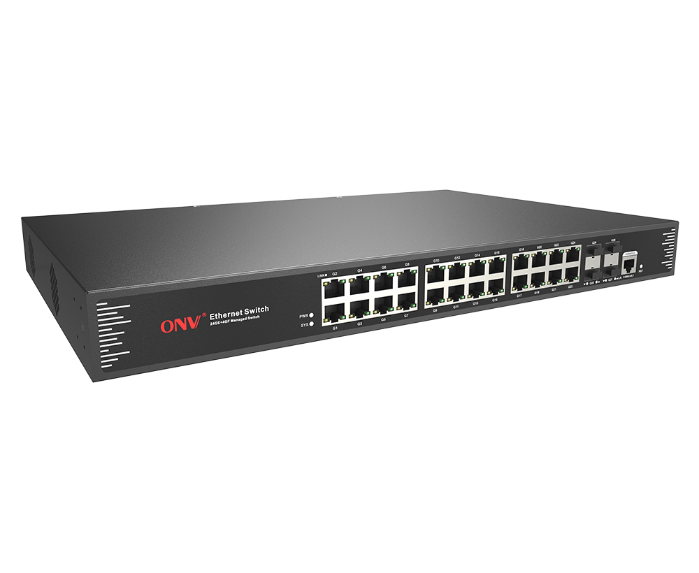 ONV 24ポート ギガビット L2+ マネージドスイッチ、 - Managed Switch 24 Port Gigabit のレビューと価格