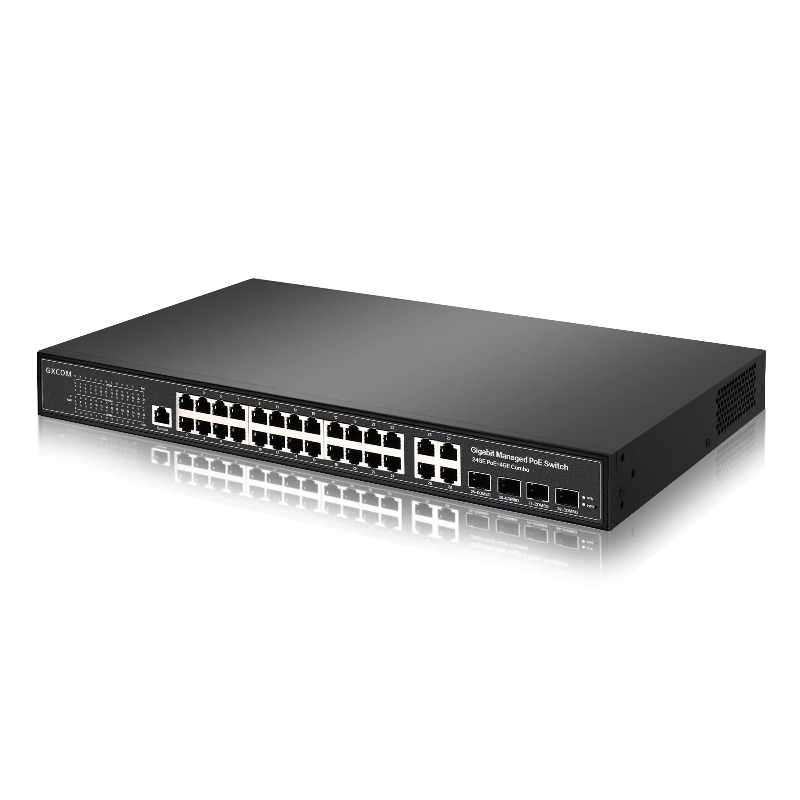 高品質、24ポート、10/100/1000Mbps PoE+ - Managed Switch 24 Port Gigabit のレビューと価格