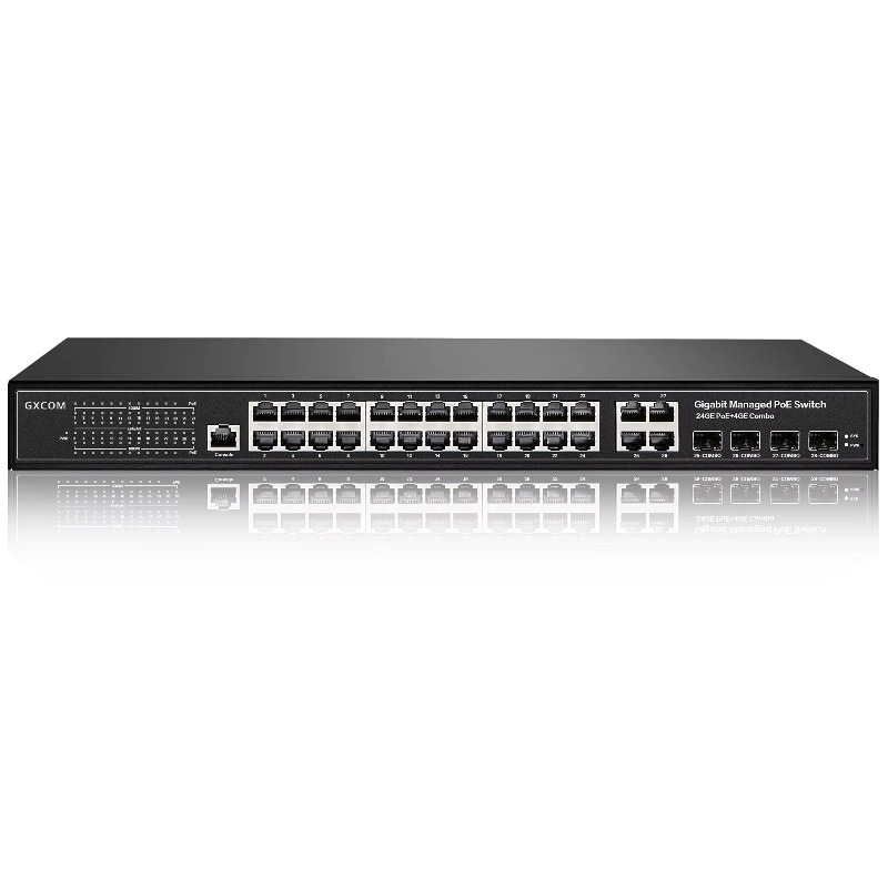 高品質、24ポート、10/100/1000Mbps PoE+ - Managed Switch 24 Port Gigabit のレビューと価格
