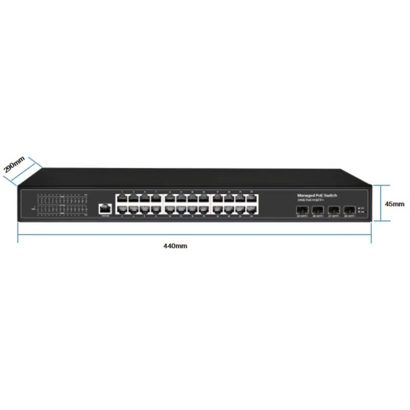24ポート ギガビット PoE+ レイヤー3 マネージド イ - Layer 3 Switch 24 Port Sfp のレビューと価格