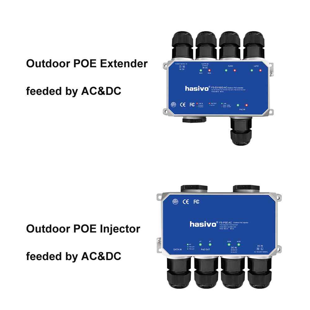 Hasivo ギガビット屋外用 AC PoE エクステンダー - Poe Injector Gigabit 30W のレビューと価格