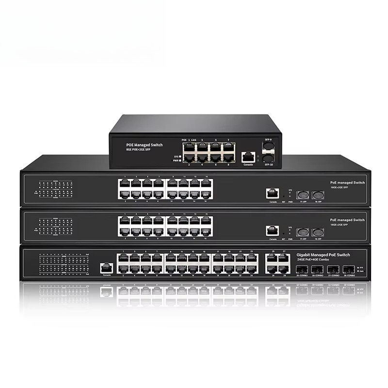 8ポート、16ポート、24ポート、48ポート ギガビット 8 - Poe Switch 16 Port 802.3At のレビューと価格