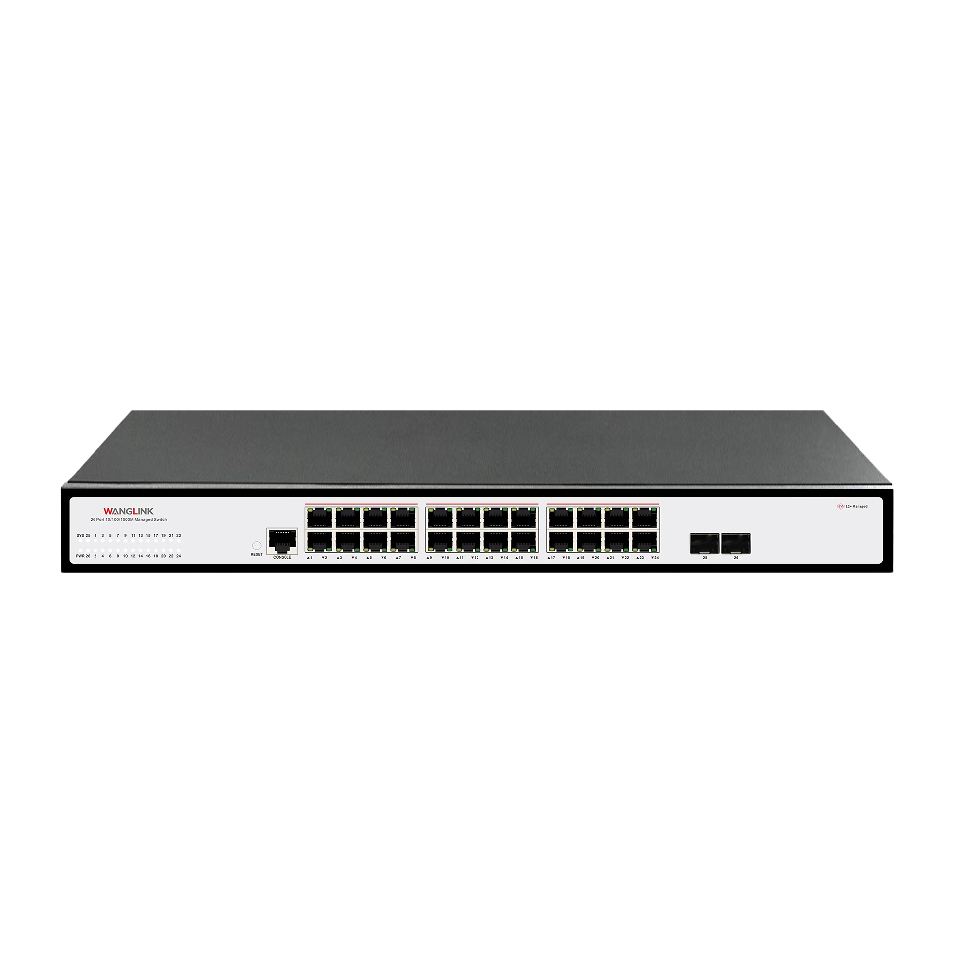 ギガビット対応、24ポート、L2 PoEスイッチ、2つのSF - Managed Switch 24 Port Gigabit のレビューと価格