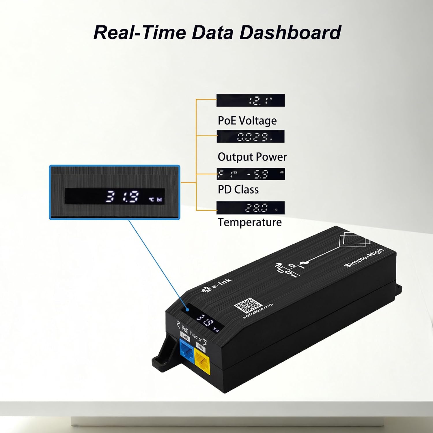 AIスマートギガビットPoE+インジェクター 30W IEE - Poe Injector Gigabit 30W のレビューと価格