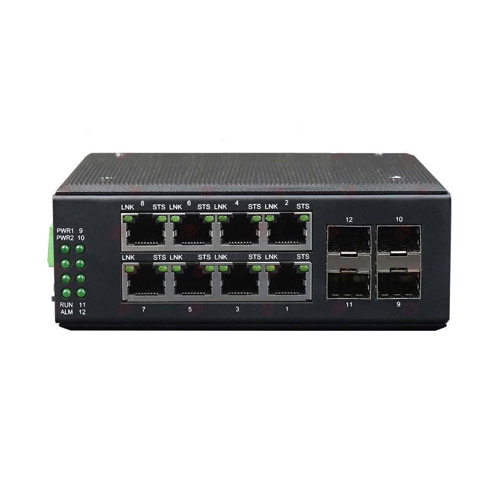 DINレールL2マネージド8ポートリングネットワークスイッチ - Industrial Switch Din Rail Gigabit のレビューと価格