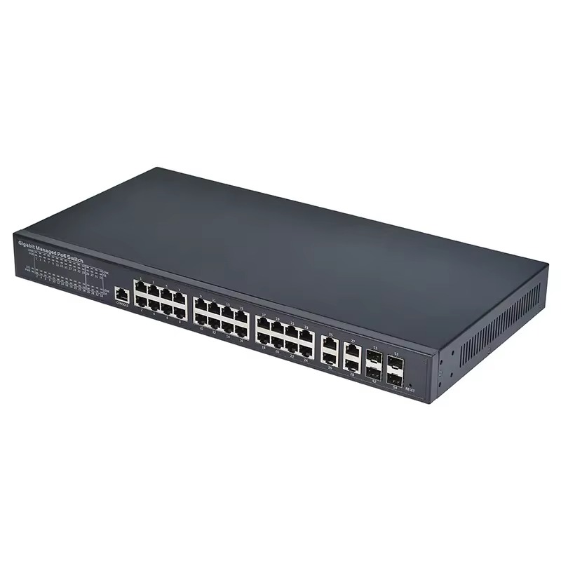 PSE2444GCD-W ギガビットPoEスイッチ（24ポー - Managed Switch 24 Port Gigabit のレビューと価格
