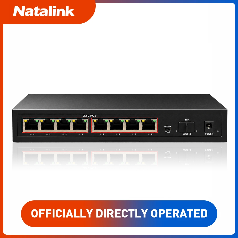 Natalink 8ポート 2.5G 無管理型PoEネットワ - 8 Port 2.5G Switch Unmanaged のレビューと価格