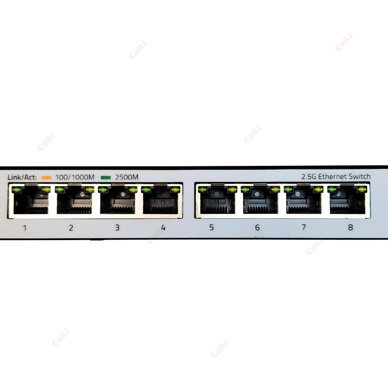 8ポートの2.5G RJ45ポートと2ポートの10G SFP - 8 Port 2.5G Switch Unmanaged のレビューと価格