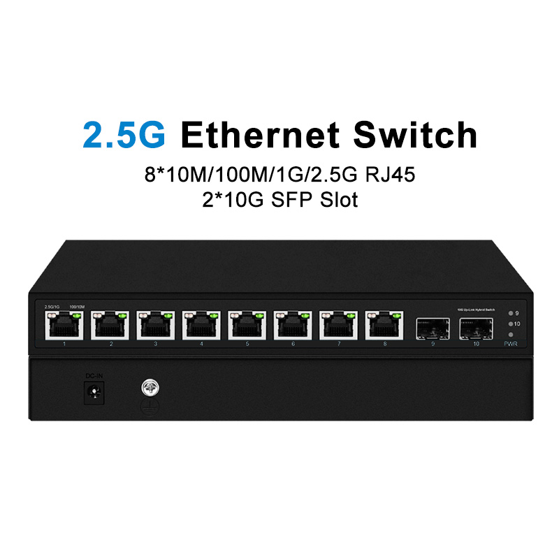 2026年型 8ポート 2.5G イーサネットスイッチ、2つ - 10G Sfp+ Switch 8 Port のレビューと価格