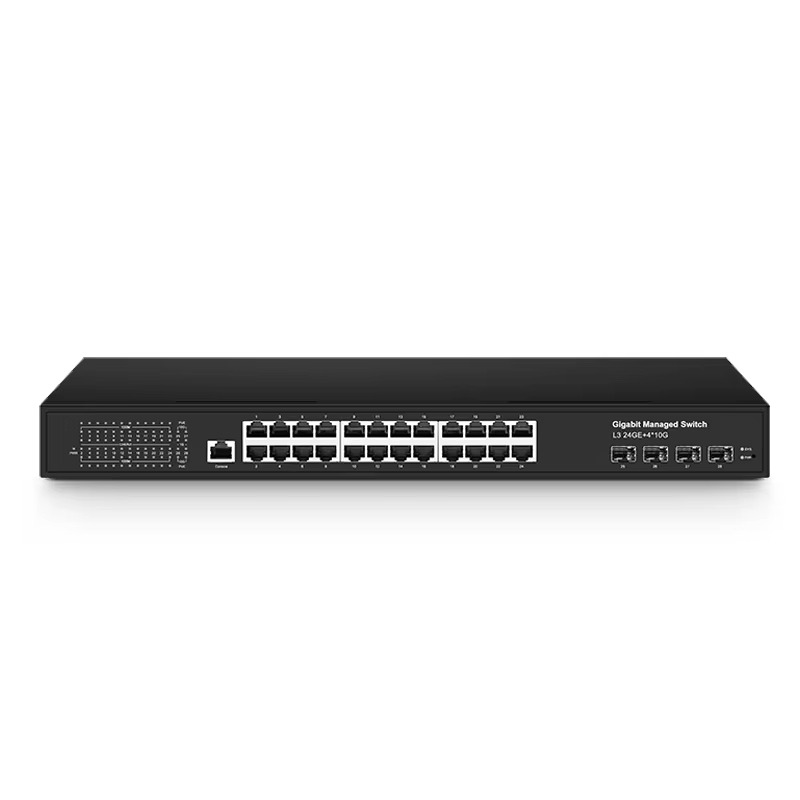 24ポート ギガビットイーサネット RJ45、4ポートの10 - Network Switch Rack Mount 1U のレビューと価格