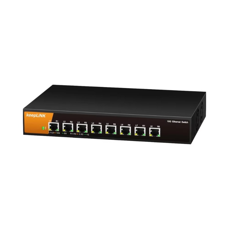 8ポートの10G非管理型イーサネットスイッチ。RJ45ポート - 8 Port 2.5G Switch Unmanaged のレビューと価格
