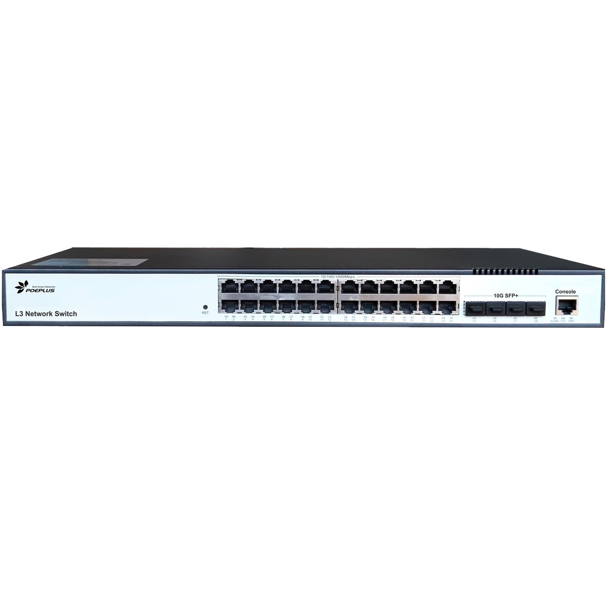L3 10G イーサネットスイッチ 24*100/1000M - Switch 24 Port 10G Uplink のレビューと価格