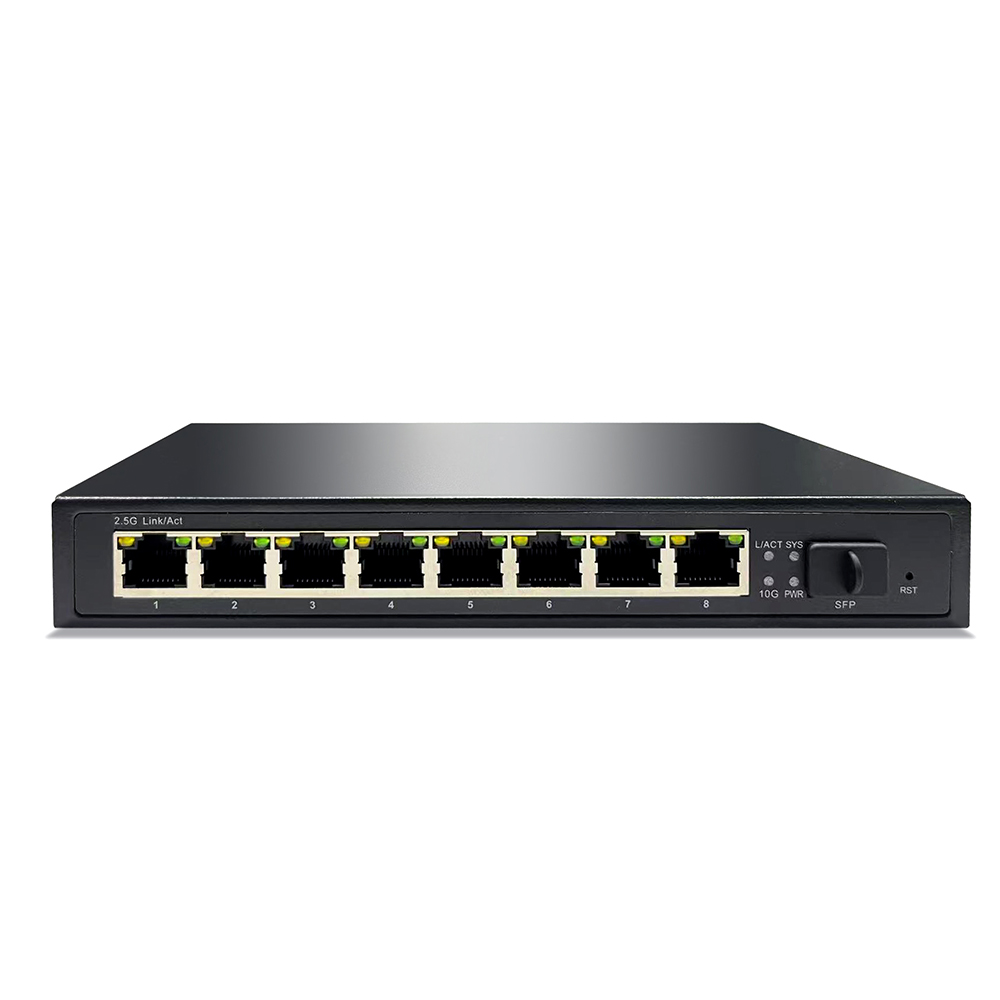 工場OEM ODM 8ポートマルチギガビット 2.5G 10 - 8 Port 2.5G Switch Unmanaged のレビューと価格